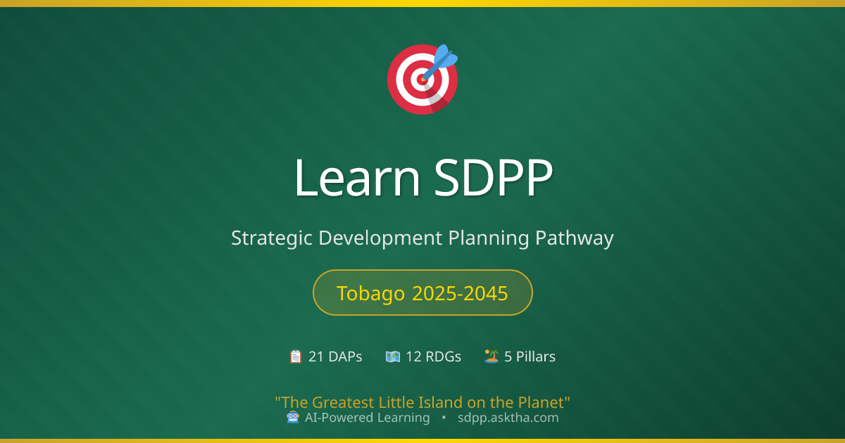 Learn SDPP | Strategic Development Planning Pathway for Tobago